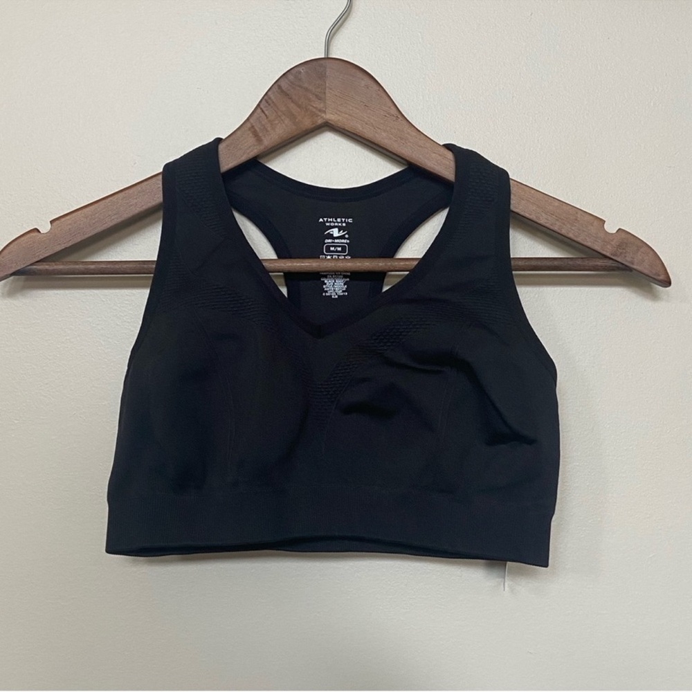 🌸 Athletic Works 🌸 black sports bra